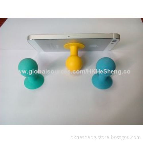 2014 Practical Silicone Mobile Phone Security Sucker Stand